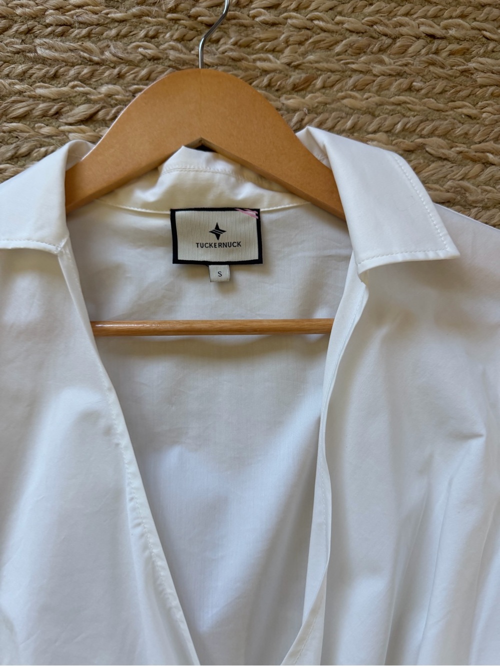 Tuckernuck White Wrap Beau Blouse with Side Bow - Picture 4 of 4